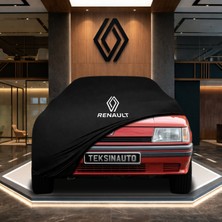 ULTRASHOP Renault 9 Broadway Siyah Kumaş Oto Branda Araca Özel Penye Araba Brandası Araç Örtüsü