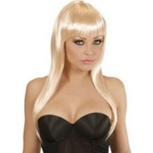 MiraLive Uzun Peruk Saç - Altın Sarı