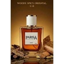 Parisa U-11 Oud Tree Edp 50 ml - Değerli Ud Ağacı & Baharat Notalı Oryantal Odunsu Unisex Parfüm PRSU11