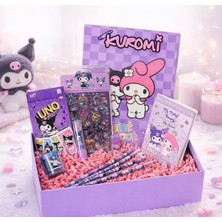 Kuromi Kırtasiye Hediye Seti Kız Çocuk & Kawaii Severler Için Özel Kutulu Set