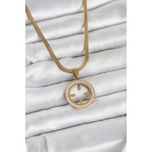 HERŞEYBURDAMODA Çelik Italyan Zincir Model Takılabilir Kadın Kolye