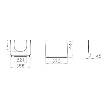 Vigordurus Shift 191-003-001 Ince Klozet Kapağı, Beyaz