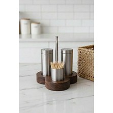 Tuzluk Seti Papatya 304 Kalite Paslanmaz Çelik