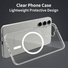 Vigordurus Galaxy S25 Fe 5g Manyetik Kılıf – Magsafe Uyumlu Şeffaf Sert Kapak, Sararmaya Dayanıklı, Kamera Halkalı, Darbe Emici, Kaymaz Ince Tasarım, Evınto