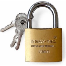 Bay-Tec Asma Kilit Sarı 50MM