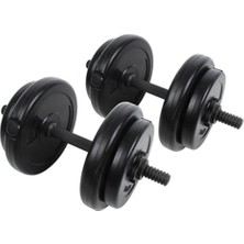 Nuvvo Dynamic 1dyasvınylset Dumbell, Unisex, Siyah