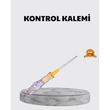 Uslucan Alışveriş 110-220V Elektrik Test Kalemi Korozyona Dayanıklı Nikel Kaplamalı