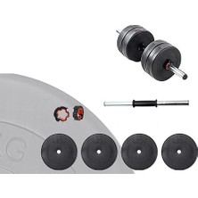 Nuvvo Ecgspor 11 kg Dambıl Seti & Fitness Ağırlık Seti