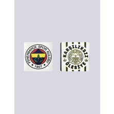 Fenerbahçe Unısex Altı Renk Logolu Baskı Bilekli
