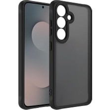 Vigordurus Galaxy S25 Fe Için Basic Serisi Yükseltilmiş Lens Çerçeveli Ultra Güçlü Darbeye Dayanıklı Yumuşak Silikon Mat Kılıf