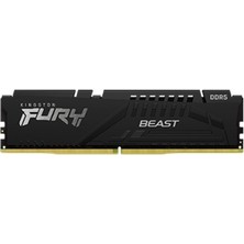 Kingston Fury Beast Rgb 32GB Ddr5 5600MHZ 1.35V CL40 Udımm Desktop Ram KF560C40BB/32