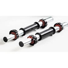 Nuvvo Ecgspor 2 Adet 45 cm Krom Dambıl Barı+ 4 Adet Özel Sıkıştırma Aparatı