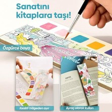 Vigordurus Renk Paletli Sulu Boya Kitabı + Fırça, 12 Sayfa Boyama Kitabı, Aktivite Boyama Seti, Çocuklar Için Yeni Nesil Sulu Boya Defteri (Deniz Kızı Maceraları)