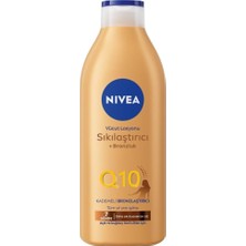 Vigordurus Q10 Sıkılaştırıcı ve Kademeli Bronzlaştırıcı Vücut Losyonu 400ML, 7 Günde Sıkılaş, Açık Buğday Ten