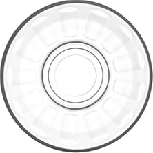 Vigordurus Lav, Klasik 6'lı Çay Tabağı, Klasik, 20020-OPTF, Şeffaf