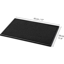 Sihome Silikon Bar Mat 43X29 – Kaymaz Tezgah & Bulaşık Kurutma Matı – Mutfak / Bar