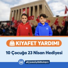 Toktut 23 Nisan Kıyafeti Destek Kartı 10000 Tl