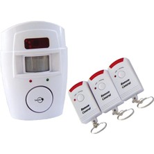 Vigordurus LR-NG300-3 Kumandalı Kablosuz Hareket Dedektörlü Alarm Seti, Kumandalı Ev Alarmı, Hırsız Alarmı, Hırsız Alarm Sistemi