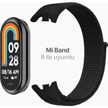 Vigordurus Mi Band 10/9/8 Ile Uyumlu Hafif ve Bileği Rahatsız Etmeyen Bilek Ölçüsüne Göre Ayarlanabilen Cırt Cırtlı Tasarım Kaliteli Hasır Örme Kumaş Kordon