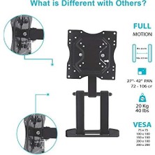 Vigordurus Botech BP2742 BP-2742 Tv Hareketli Askı Aparatı, Siyah