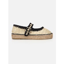 Su14 Pera Naturel Kadın Düz Espadril