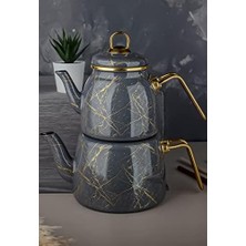 Vigordurus Paçi Kırık Mermer Çaydanlık, Gri