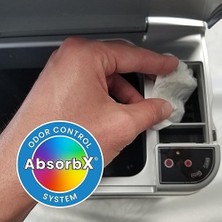 Vigordurus Itouchless 3'lü Paket Kompakt Absorbx Koku, Çöp Kutusu Filtreleri