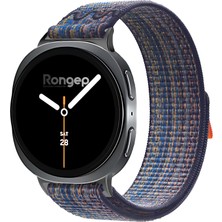 Vigordurus ile Uyumlu  Fabric Loop Kordon Galaxy 8 44MM/40MM/ 46MM Için Hasırlı Kumaş Galaxy 8 Kordon Terletmeyen Konforlu Tasarım 8 Kordonu