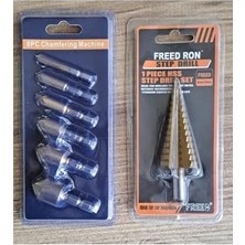 Vigordurus Uç Seti Pah Kırma Adım Kozalak Delik Yiv Havşa Açma Kademeli Delme Pancı Titanyum