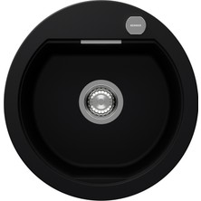 Schock Mono R-100 Magma Siyah Granit Mutfak Eviyesi