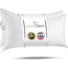 Vigordurus 16X24 Dekoratif Kırlent Içi, Kuş Tüyü ve Tüy DOLGUSU,%100 Pamuk Kılıf 233 Iplik Sayısı, Dikdörtgen Yastık Içi - Abd'de Üretilmiştir (2 Paket)