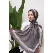 Eyşan İpek Border Touch Desenli Dijital Soft Şal