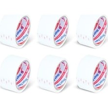 Vigordurus 45 mm x 40 mt Beyaz Koli Bandı 6 Adet