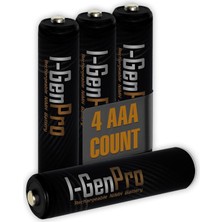 Vigordurus Pro P162 4 Adet Aaa 1100 Mah Şarj Edilebilir Ince Kalem Pil 1.2V Ni-Mh Şarjlı Pil