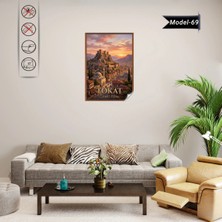 Akıllı Kağıt Türkiye Iller Tablo - Poster Tokat (Model-69)