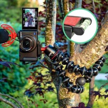Vigordurus Gorillapod 3k Kit Esnek ve Hafif (, Csc ve Aynasız Kameralar Için Küre Başlıklı, 3 Kg'a Kadar Taşıma Kapasitesi), Italya'da Üretilmiştir, JB91507-BWW, Siyah