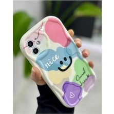 Vigordurus 11 ile Uyumlu Darbe Önleyici Smile Baskılı Silikon Kılıf