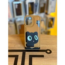 Avcı Teknoloji Market iPhone 16 Uyumlu Sevimli Hayvan Figürlü Yumuşak Silikon Telefon Kılıfı