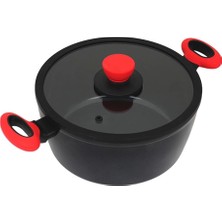 Vigordurus 24CM Tencere-Kırmızı