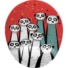 Vigordurus Sevimli Mirketler Bilek Destekli Mouse Pad