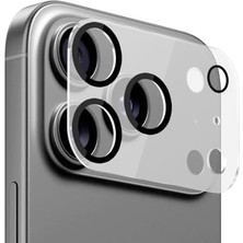 Vigordurus Buff Kamera Lens Koruyucu Şeffaf 9h Sert Temperli Cam (17 Pro Max)