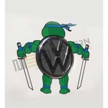 Vigordurus Kaplumbağalar Oto Araba Etiket Çıkartma