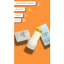 Vigordurus Lyshee SPF50+ Pa++++ Güneş Koruyucu Stick, Parfümsüz, Suya Dayanıklı, Vegan, Non-Komedojenik, Yüz ve Dudak Için