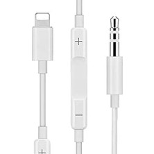 Vigordurus HY-XKO55 1m 3.5mm To Lightning Ses Kablosu