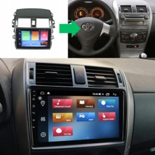 Toyota Corolla (Izgaralı Çerçeve) Android Multimedya Sistemi 4-64 Cadence R18 (2007-2008) Ön Kayıt Kamera Hediyeli