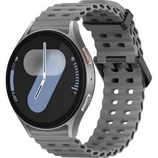 Vigordurus Galaxy 7/6/5/4/fe Serisi (40MM/44MM), 6/4 (47MM/43MM/42MM) ve 5 Pro (45MM) Için Konforlu Ocean Loop 20MM Silikon Kordon