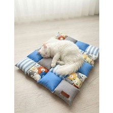 Kedi Minderi– 50X60 cm Yumuşak Dolgulu Tasarım Patchwork Minder