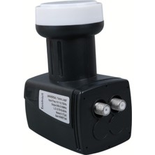 Vigordurus Full Ultra Hd 3D 4K Uyumlu Yağmur Korumalı Ikili 2 Li Çanak Uydu Lnb (Kablosuz)