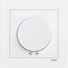 Vigordurus 55 Beyaz Pro Dimmer Rl 20 500W C1 Mekanizma