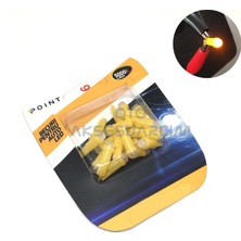 Pileli Store T5 Ampul Iç Gösterge Ledi Ultra Parlak 20'li Takım Turuncu